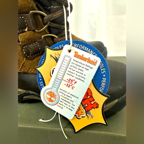 Timberland Blizzard Bliss Waterproof Brown Snow Boot   Toddler 6    New … - Picture 5 of 11